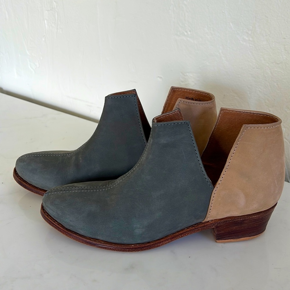 Root Collective Lee Boot in slate / tan size 8